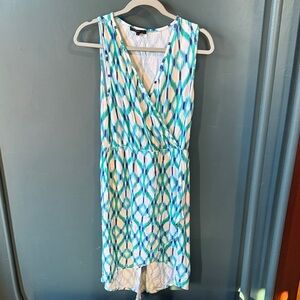 Tart Blue and White Patterned Dress